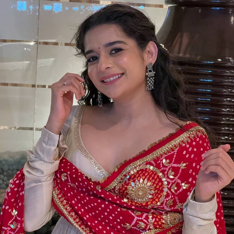 Roman Silk Flair Gown with Pant & Digital Print Dupatta – Elegant Festive Ensemble