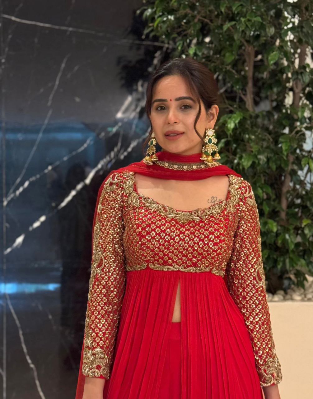 Premium Fox Georgette Women’s Fully Stitched Kediya Sarara Suit