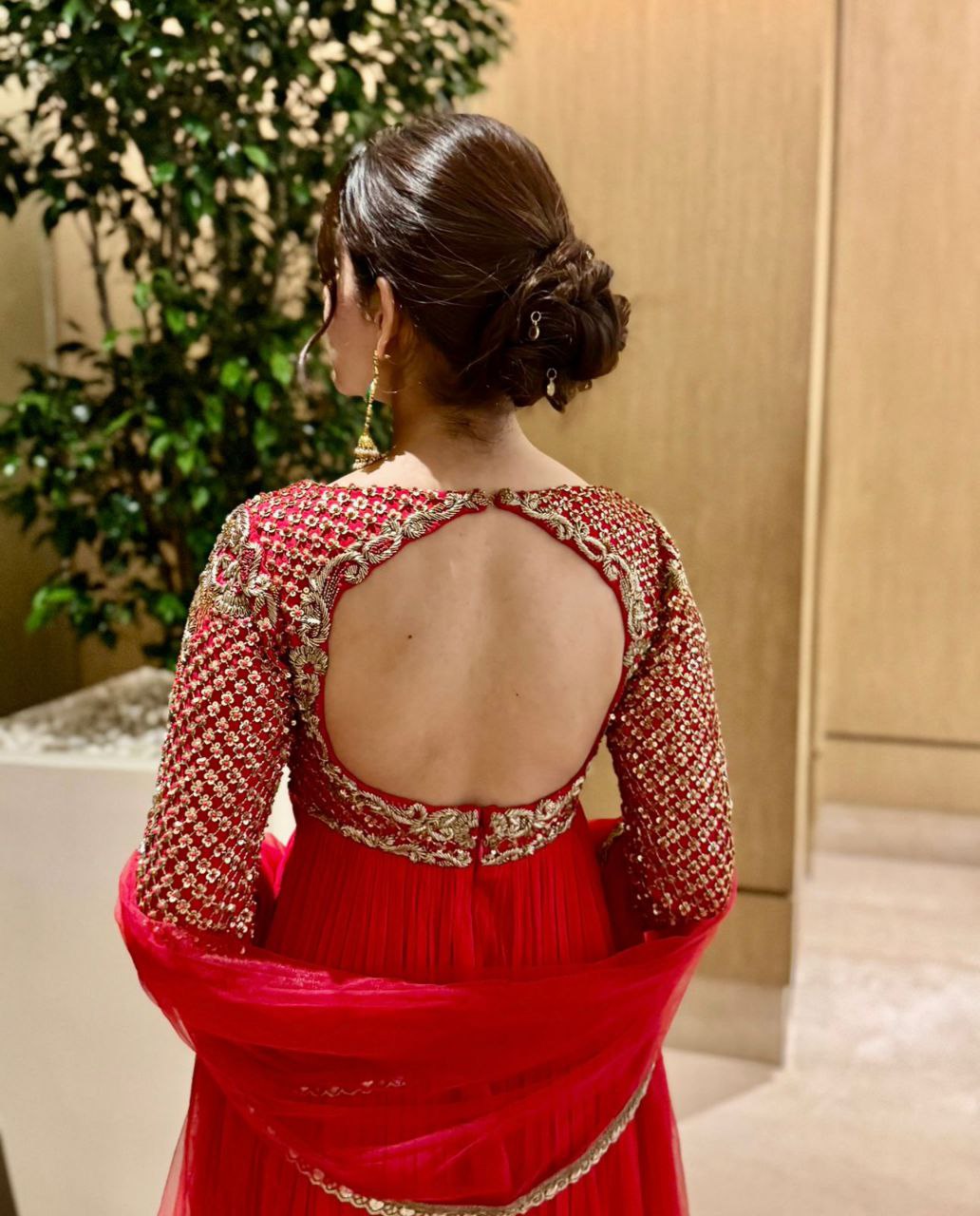 Premium Fox Georgette Women’s Fully Stitched Kediya Sarara Suit