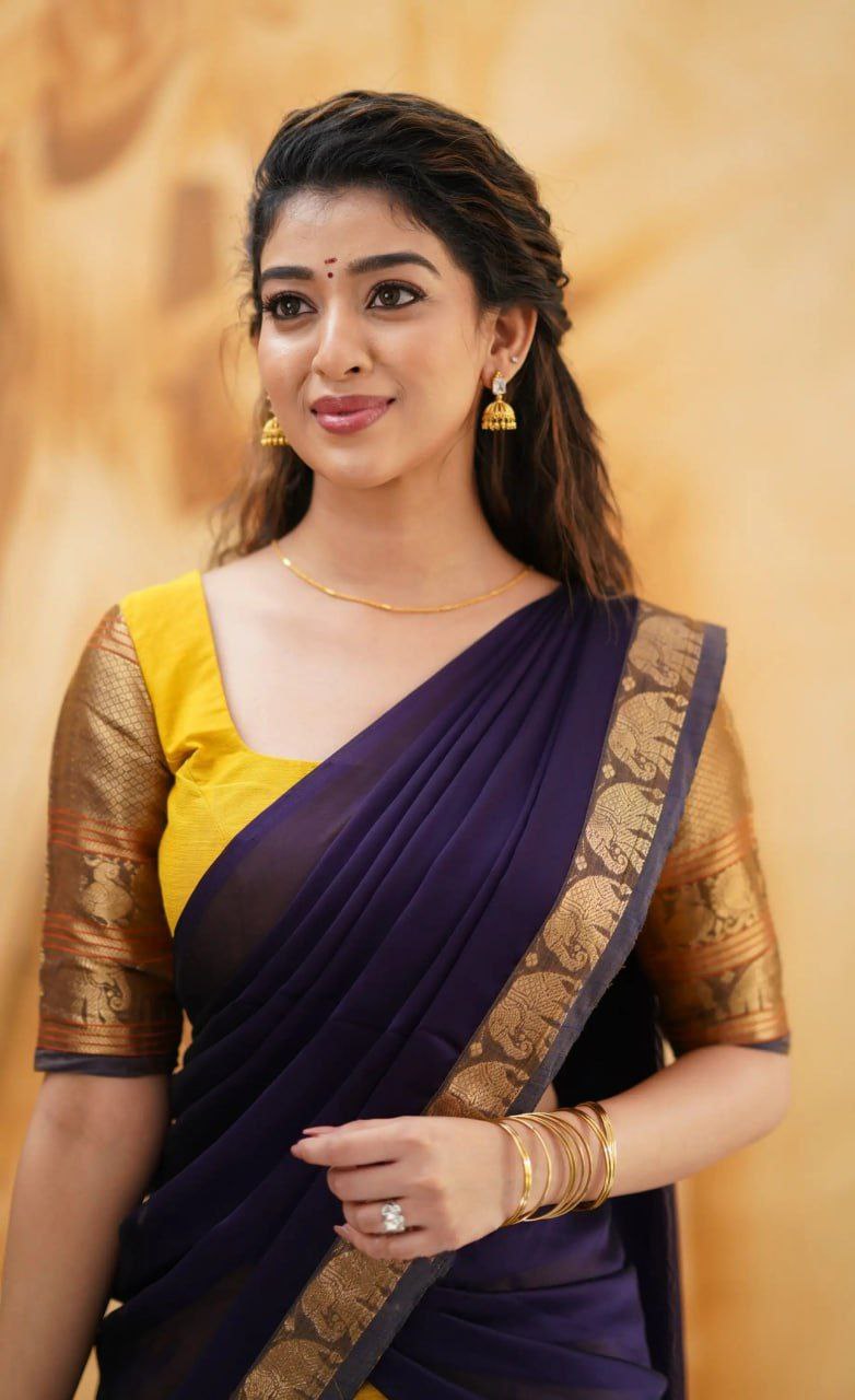 Elegant Kanjivaram Silk Stitched Lehenga with Zari Work & Georgette Dupatta