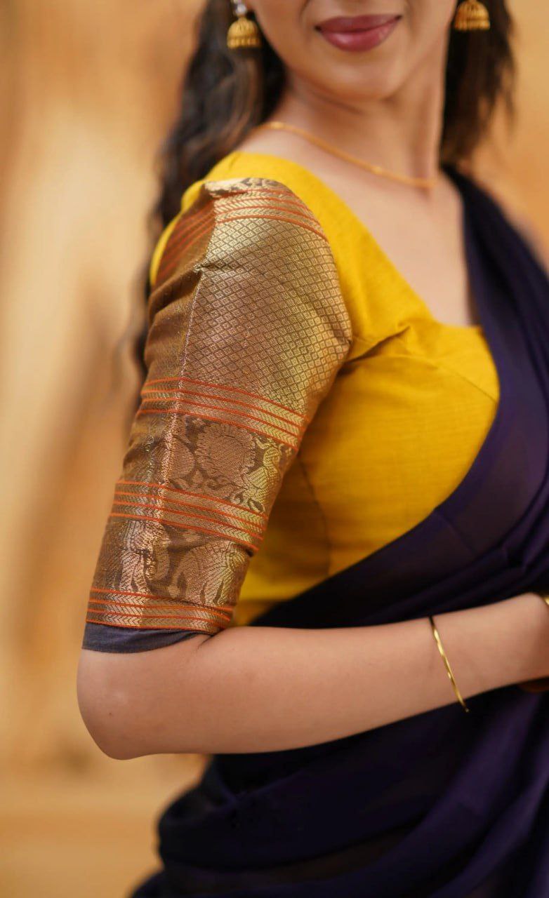 Elegant Kanjivaram Silk Stitched Lehenga with Zari Work & Georgette Dupatta